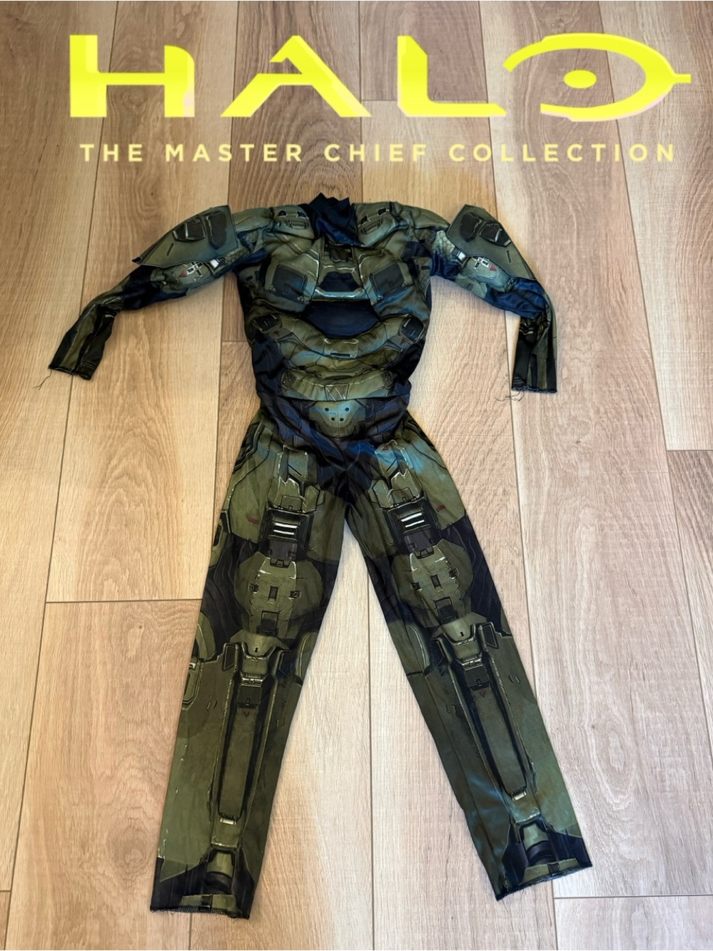 🎮 Halo Master Chief Muscle Halloween Costume Kids Small 4-6 NO MASK